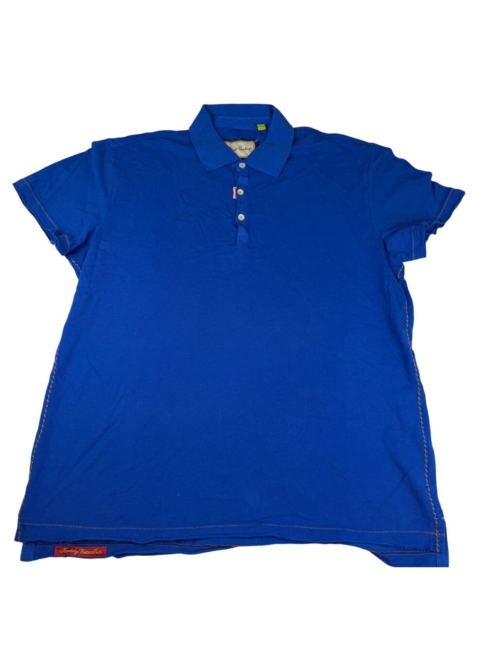 Robert Graham Blue Polo Shirt 2XL